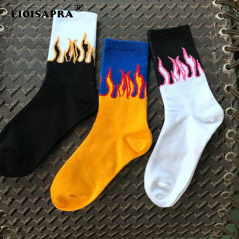Full - body shaper for post - pregnancy body recovery​Contrast Flames Socks