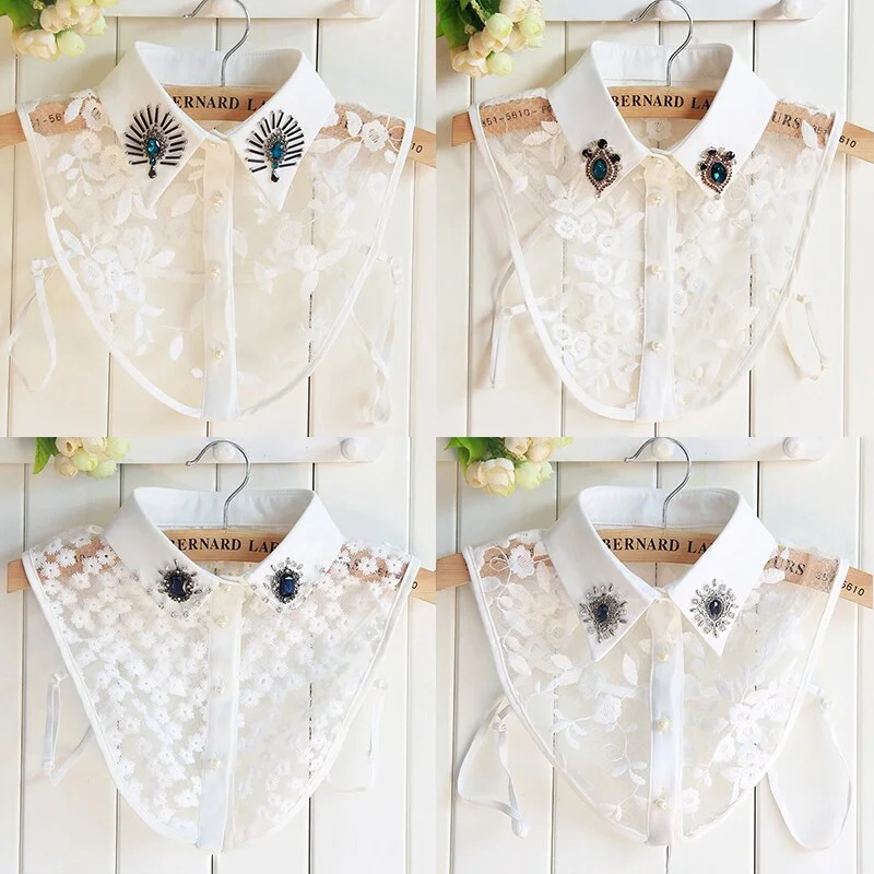 Thermal shaper to boost body heat and metabolismDetachable Silver Beaded Fake Collar Thermal shaper to boost body heat and metabolismDetachable Silver Beaded Fake Collar