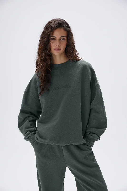 water - resistant women sport bra for water sportsFreehand Oversized Sweatshirt - Mineral Green water - resistant women sport bra for water sportsFreehand Oversized Sweatshirt - Mineral Green