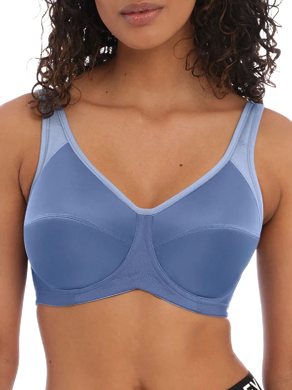 anti - chafing women sport bra for comfort during exerciseCore Sports Bra - Denim