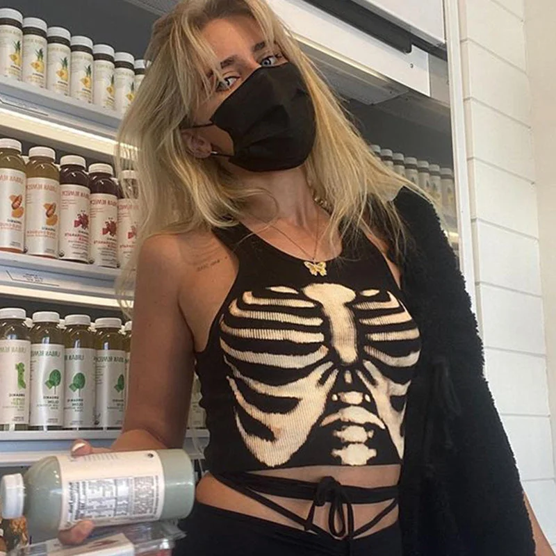 Shaper for a photoshoot to achieve a perfect body shape​Gothic Tank Top