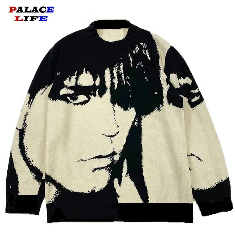 Shaper with a zip - front for quick adjustment​Japanese Style Anime Portrait Streetwear