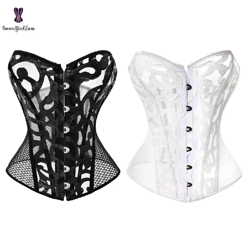 High - waisted shaper shorts for tummy control​Lace Up Overbust Corset