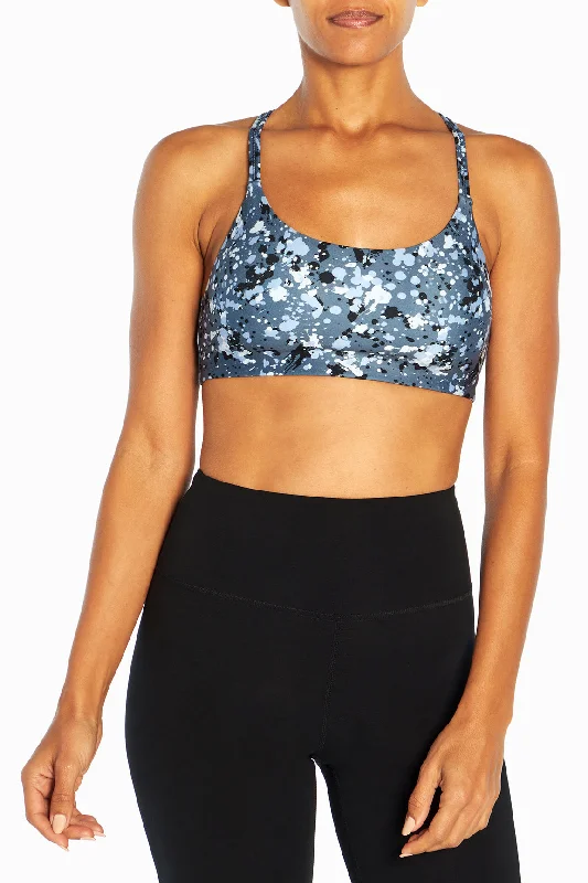 printed women sport bra with floral patternsCamilla Sports Bra