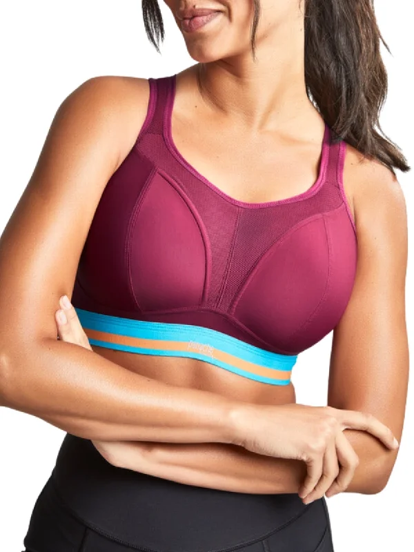 post - surgery women sport bra for support and comfortNon Wired Racerback Sports Bra - Cranberry post - surgery women sport bra for support and comfortNon Wired Racerback Sports Bra - Cranberry