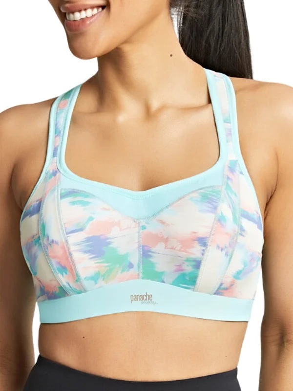 white women sport bra for a clean lookWired Magnetic Racerback Sports Bra - Boho Print white women sport bra for a clean lookWired Magnetic Racerback Sports Bra - Boho Print