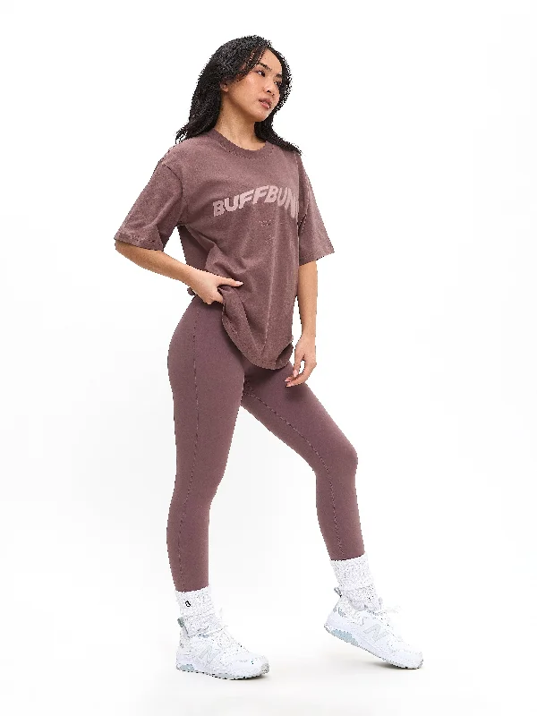 low impact breathable women sport braPerfect Vision Tee - Mocha Berry