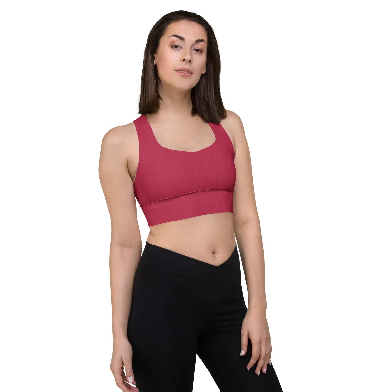 adjustable strap women sport bra for a perfect fitRaspberry Magenta Longline Sports Bra adjustable strap women sport bra for a perfect fitRaspberry Magenta Longline Sports Bra