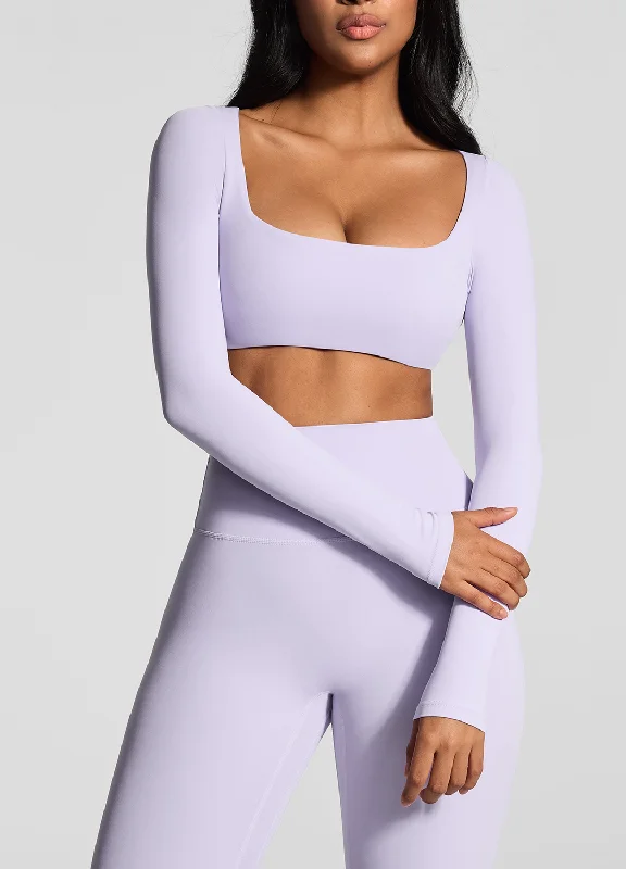 black women sport bra for a classic styleSquare Neck Crop Top