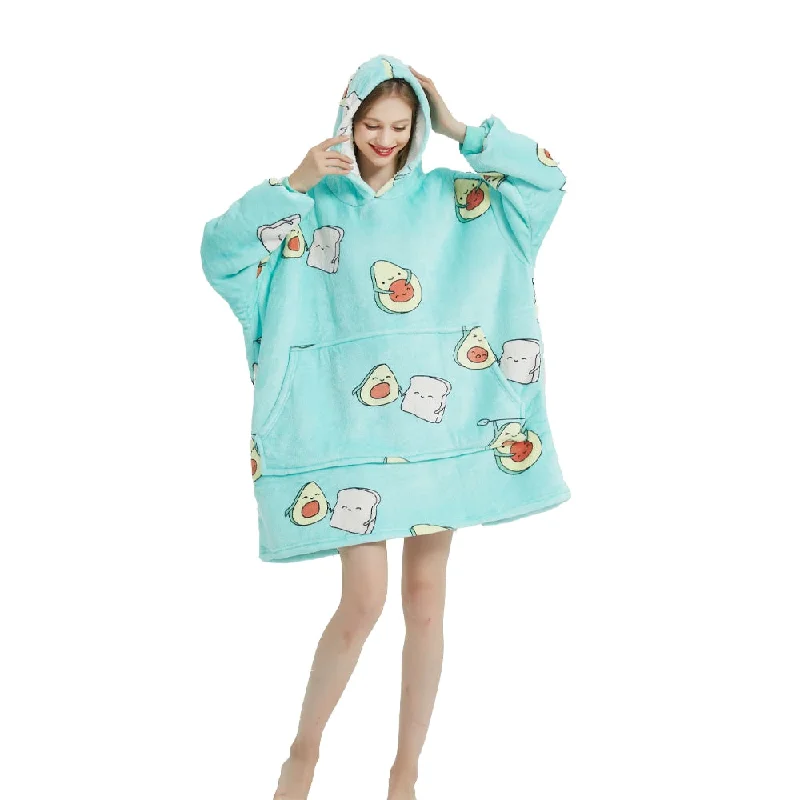 Shaper with a hook - and - eye closure for easy on - offWomen's Winter Blanket Hoodies Shaper with a hook - and - eye closure for easy on - offWomen's Winter Blanket Hoodies