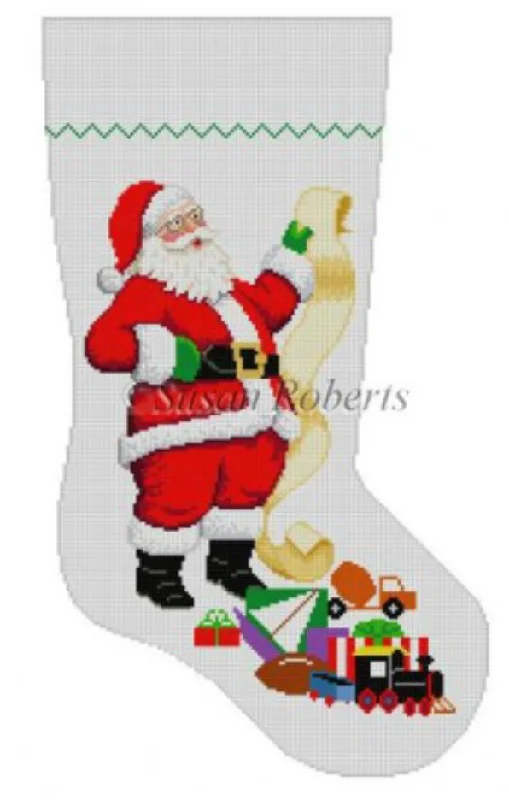 Sports stockings for athletic activities0110 Santa with List and Boy Toys Stocking Sports stockings for athletic activities0110 Santa with List and Boy Toys Stocking