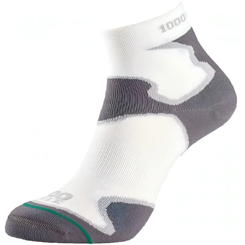 Women's ankle socks with a frilly edge1000 Mile Fusion Womens Running Anklet Socks - White Women's ankle socks with a frilly edge1000 Mile Fusion Womens Running Anklet Socks - White