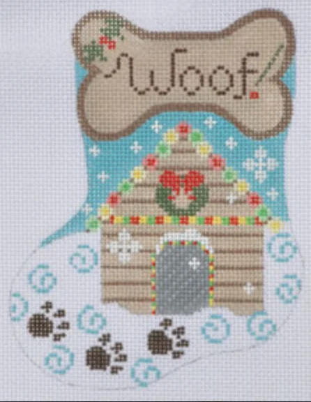 Spandex - infused stockings for stretchCH-237 Woof Mini Stocking