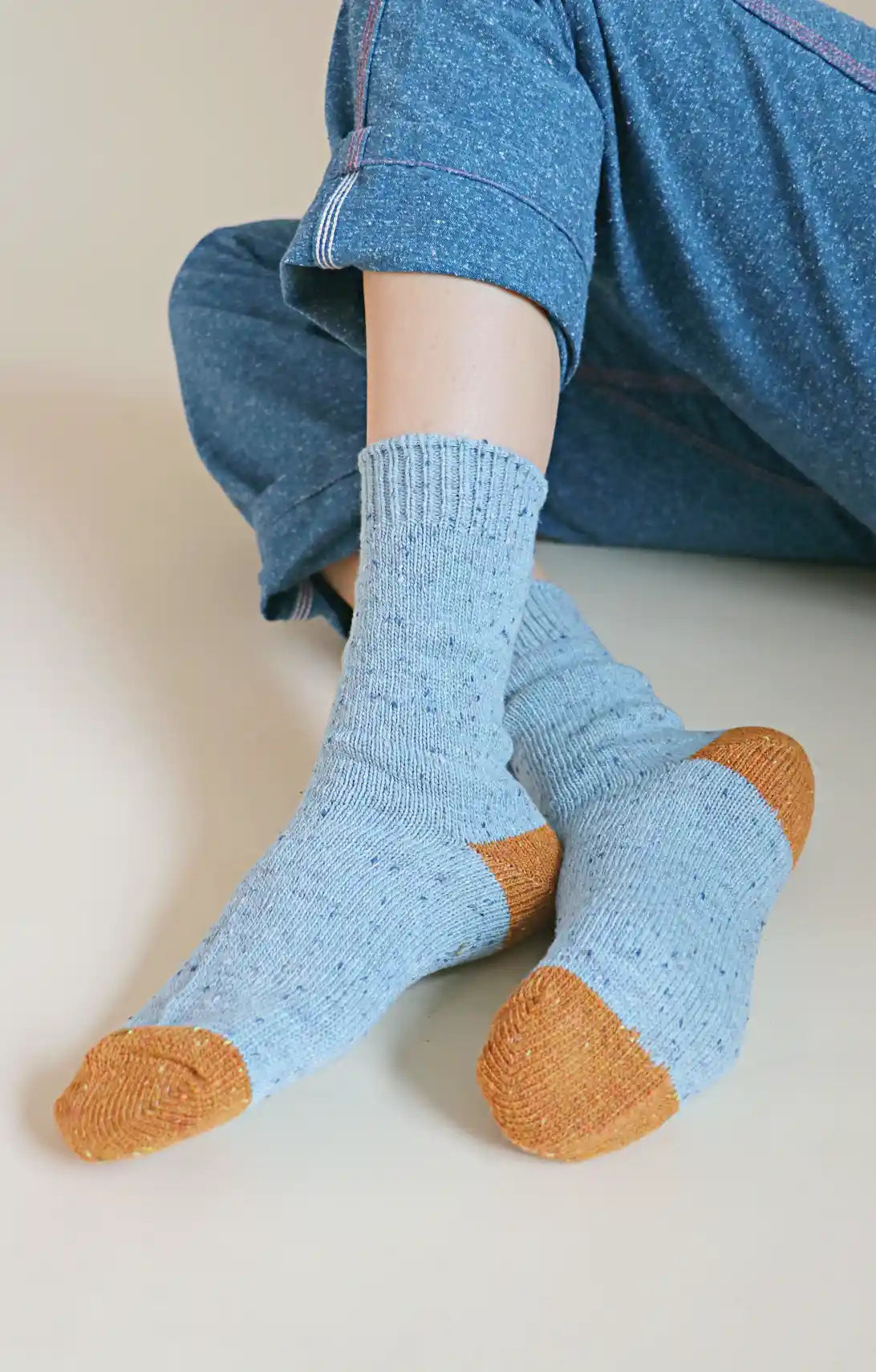 Women's quick - dry socks for water activitiesConfetti Wool Crew Socks