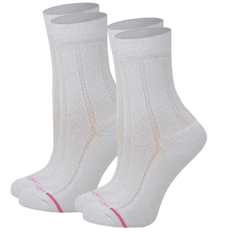 Women's anti - odor socks for long - day freshnessCrew Diabetic Socks | Texture Column Half-Cushion | Dr Motion ( 2 Pack ) Women's anti - odor socks for long - day freshnessCrew Diabetic Socks | Texture Column Half-Cushion | Dr Motion ( 2 Pack )
