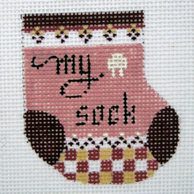 Purple stockings for a regal and mysterious lookD-211 My Tooth Wee Stocking - Pink