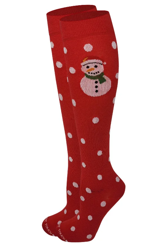 Women's leather - look socks for an edgy styleCompression Knee High Socks | Christmas Design | Women (1 Pair) Women's leather - look socks for an edgy styleCompression Knee High Socks | Christmas Design | Women (1 Pair)