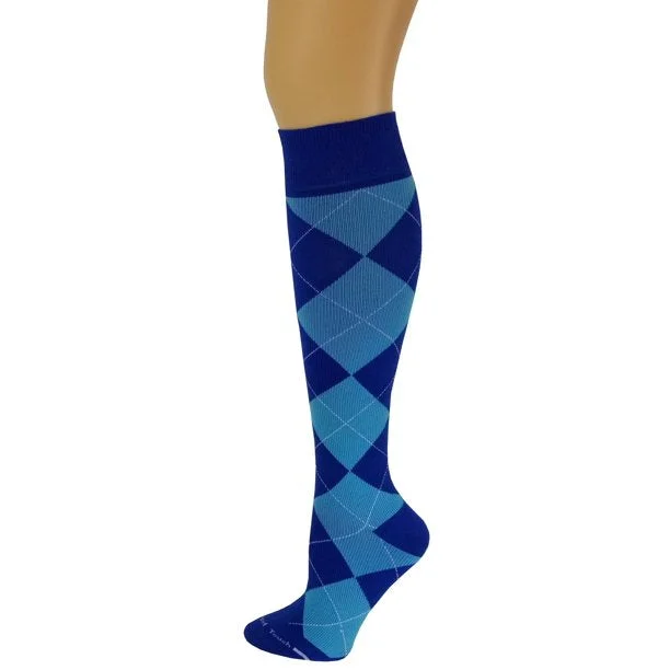 Women's satin - trimmed socks for a touch of eleganceCompression Knee High Socks | 8-15 mmHg Assorted Designs | Women (1 Pair) Women's satin - trimmed socks for a touch of eleganceCompression Knee High Socks | 8-15 mmHg Assorted Designs | Women (1 Pair)