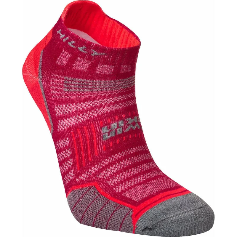 Women's thermal socks for cold weatherHilly Twin Skin Socklet Running Socks - Pink