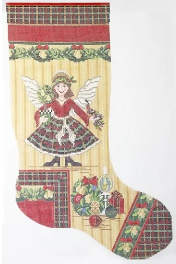 Office - appropriate stockings for workKCN1619ST Elegant Angel and Pear Tree Stocking