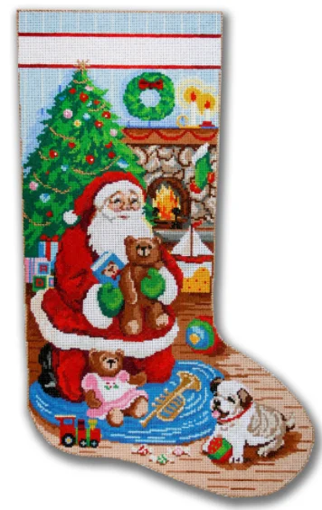 Black stockings for a versatile and classic lookKDS-XM08 Santa's Visit Stocking