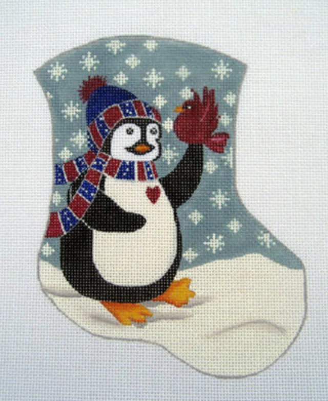 Wool - blend stockings for warmth in winterLK-12 Holiday Buddies Mini Stocking