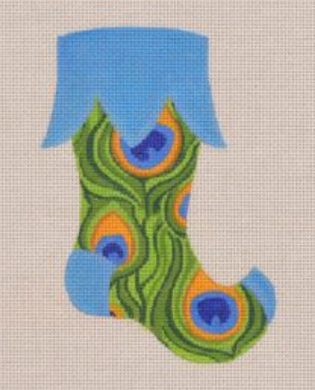 Hypoallergenic stockings for sensitive skinMS03 Wild Mini Stocking - Peacock