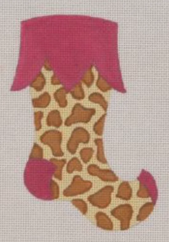 Purple stockings for a regal and mysterious lookMS05 Wild Mini Stocking - Giraffe