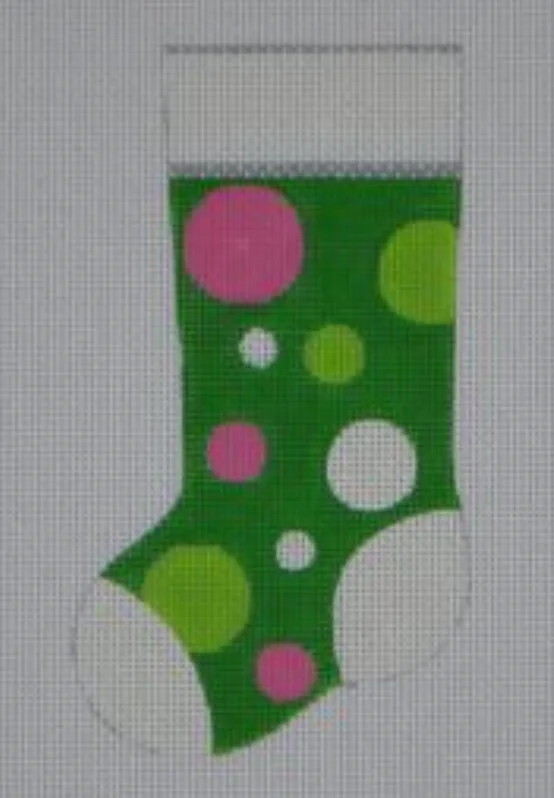 Women's sheer stockings with a fishnet patternMS08 Multi Dot Mini Stocking