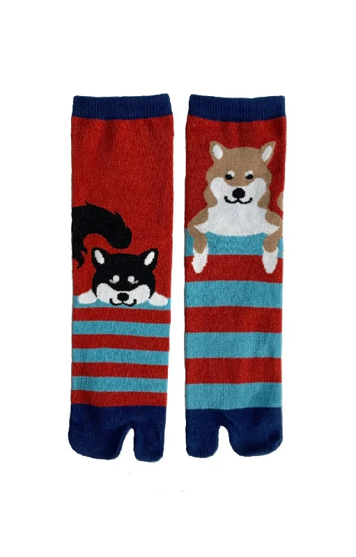 Women's moisture - wicking socks for sportsShiba Inu Ⅱ Tabi Socks