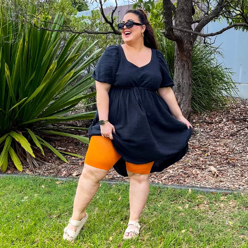 women tights for a night out with a short dressStay Cool Chub Rub Shorts - Papaya