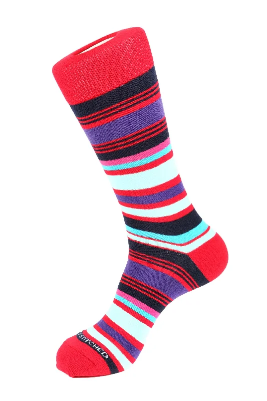 Women's arch - support socks for better comfortElegant Stripe