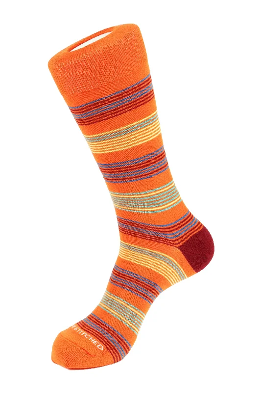 Women's hypoallergenic socks for sensitive skinNeedle Stripe