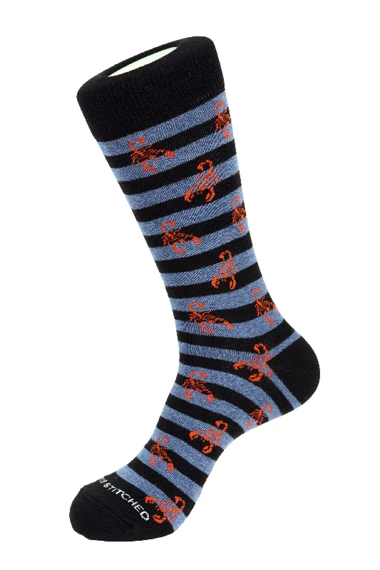 Women's over - the - calf socks with a stripe designScorpion Stripe