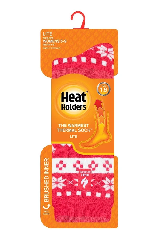 Women's silk - lined socks for a luxurious feelWomen's Festive Fairisle LITE™ Socks