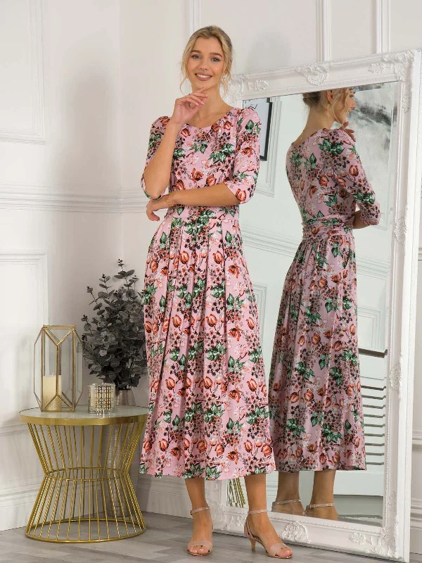 Maxi dresses with an empire waist for a flattering fit on all body typesDorothy Abstract Floral Print Dress, Pink Floral Maxi dresses with an empire waist for a flattering fit on all body typesDorothy Abstract Floral Print Dress, Pink Floral