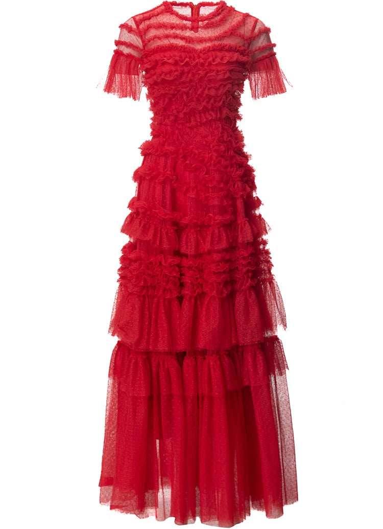 Maxi dresses with a V - neckline for a flattering and elongating shapeDRESS STYLE  - SY1554
