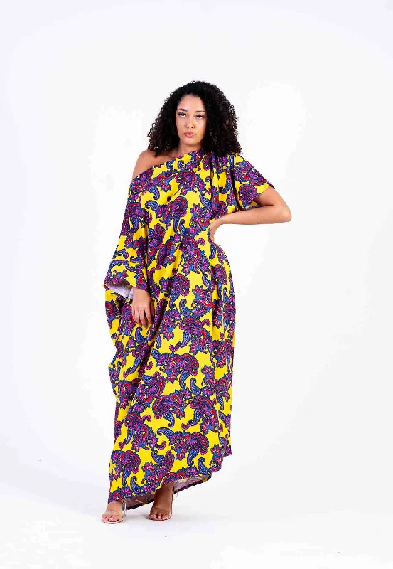 Maxi dresses with a cinched waist for a defined silhouetteFlora Yellow and Pink Maxi Dress Maxi dresses with a cinched waist for a defined silhouetteFlora Yellow and Pink Maxi Dress