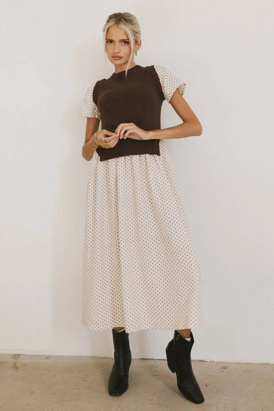 Maxi dresses with pom - pom trims for a playful and festive lookFonsey Sweater Dress Maxi dresses with pom - pom trims for a playful and festive lookFonsey Sweater Dress