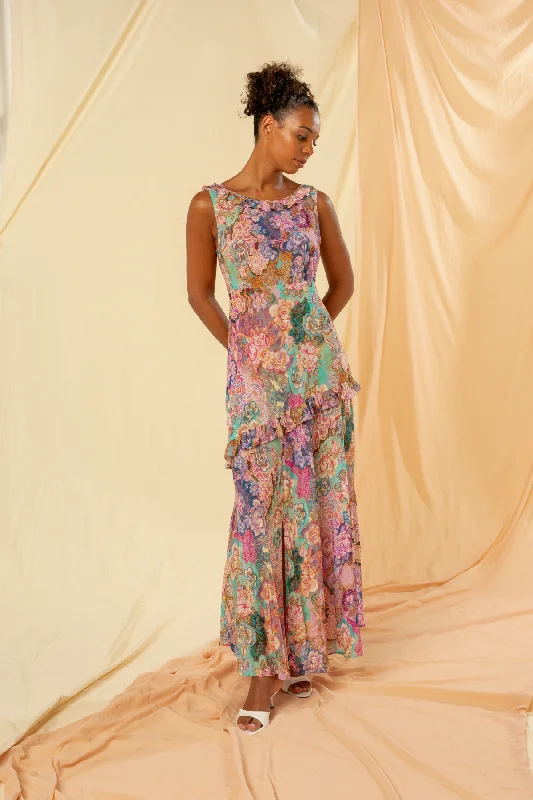 Polyester maxi dresses for easy - care and durabilityMiriam Sleeveless Maxi Dress