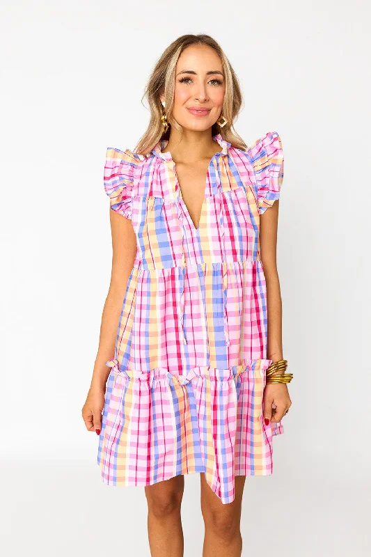 Mini dresses with embroidered details for a unique touchAubrey Ruffle Shoulder Short Dress - Gelato Mini dresses with embroidered details for a unique touchAubrey Ruffle Shoulder Short Dress - Gelato