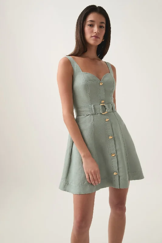 Mini dresses with bow accents for a sweet lookClay Belted Mini Dress