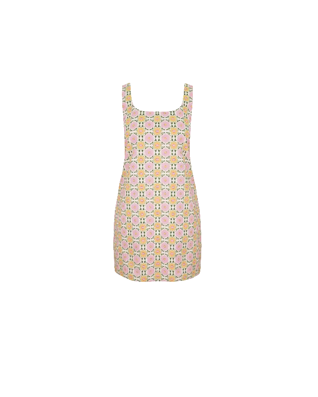 Polyester mini dresses for easy careCECE TUNIC MINI DRESS MOSAIC