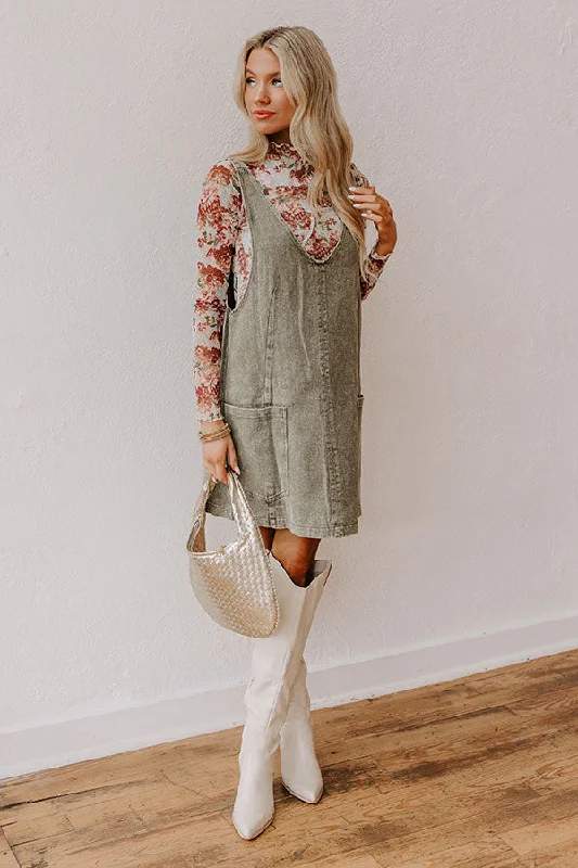 Animal print mini dresses for a bold statementComposed Charm Denim Mini Dress in Olive Animal print mini dresses for a bold statementComposed Charm Denim Mini Dress in Olive