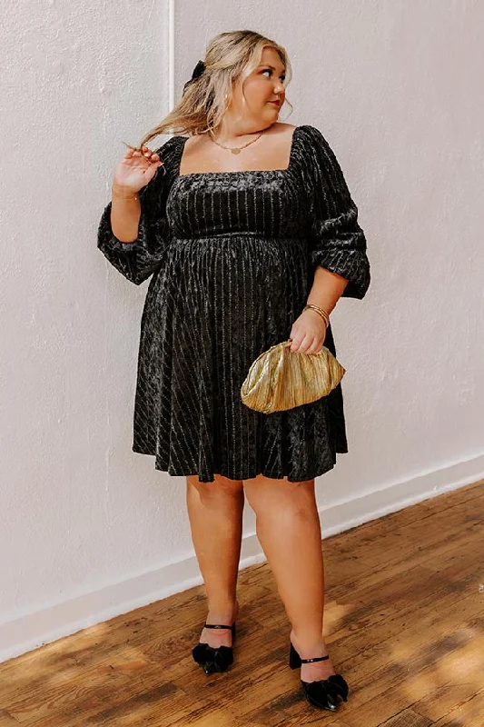 Mini dresses with pleated skirts for a classic lookKiss At Midnight Velvet Mini Dress Curves Mini dresses with pleated skirts for a classic lookKiss At Midnight Velvet Mini Dress Curves