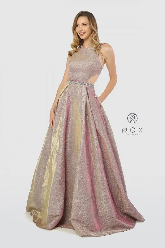 Wedding guest dresses with gathered skirts and V - necklinesLong Metallic A Line Prom Dress Formal Evening Gown Wedding guest dresses with gathered skirts and V - necklinesLong Metallic A Line Prom Dress Formal Evening Gown