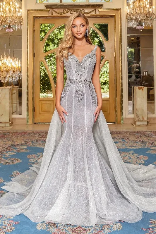 Animal - print wedding guest dresses in subtle colors for a bold statementPortia And Scarlett 22954 Prom Long Formal Gown Animal - print wedding guest dresses in subtle colors for a bold statementPortia And Scarlett 22954 Prom Long Formal Gown