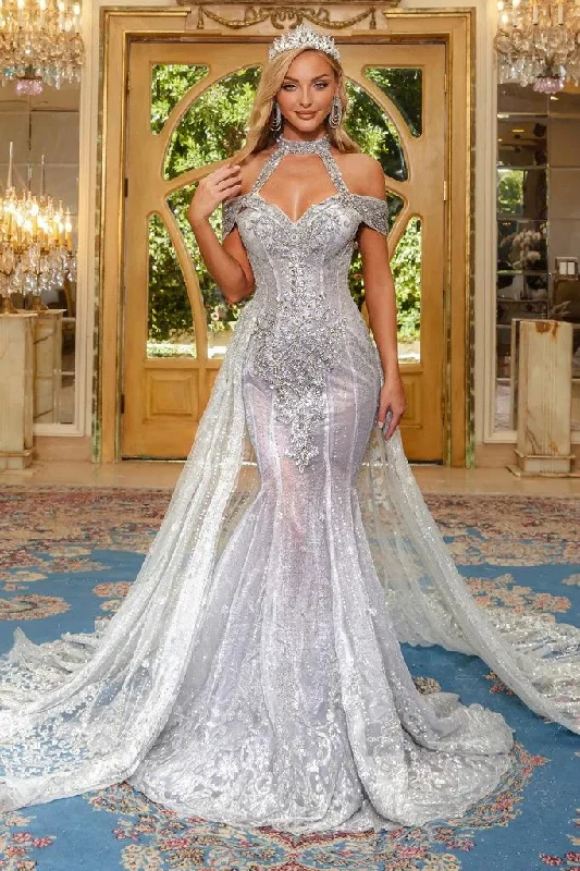 Cotton wedding guest dresses with smocked details for a casual weddingPortia And Scarlett 22963 Prom Fitted Long Gown Cotton wedding guest dresses with smocked details for a casual weddingPortia And Scarlett 22963 Prom Fitted Long Gown