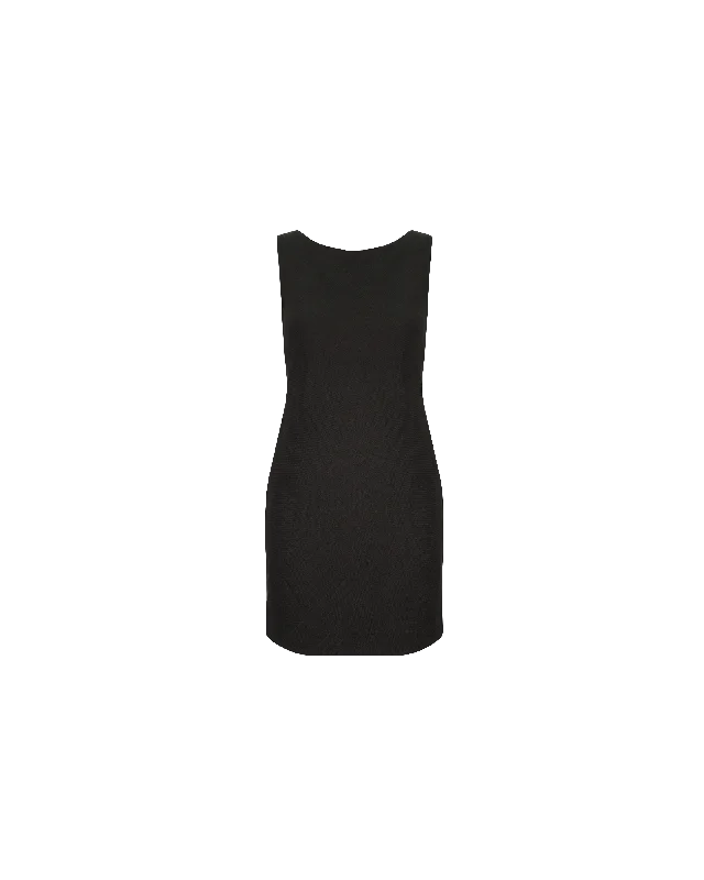 Mini dresses with beaded embellishments for a fancy eventROBIN MINIDRESS BLACK