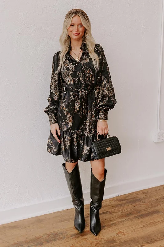 Mini dresses with wrap - around stylesVino Dreaming Satin Mini Dress